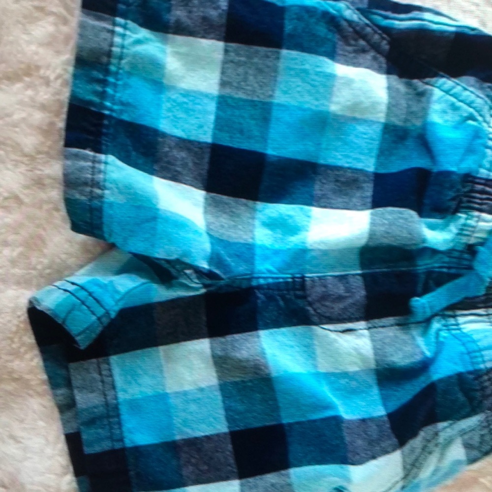Circo 2T Blue plaid shorts